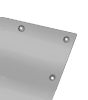 Baugerüstbanner mit Ösen im Abstand von 50 cm rundum