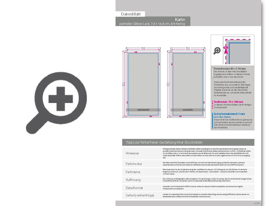 Product Bild osterkarten_7_4_cm_x_14_8_cm_mit_partieller_glitzer-lack-veredelung
